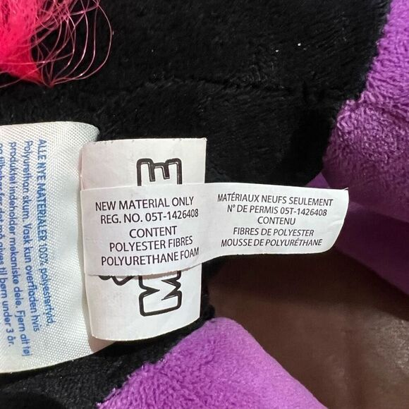 BUILD-A-BEAR Tempest Shadow Plush 16” MY LITTLE PONY Movie Purple Black 2017 - Picture 7 of 15